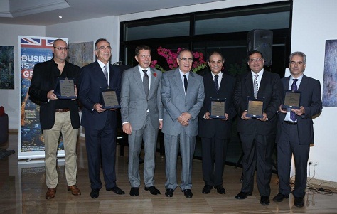 British Embassy Beirut’s British Business Award 2013 for Princess Yachts Distributor for Lebanon