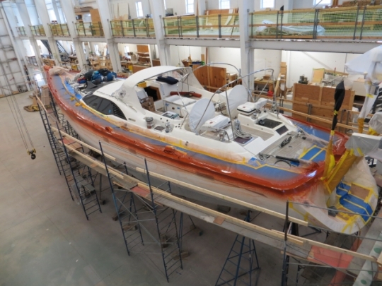 Works on Cockliecious Yacht Works on Cockliecious Yacht