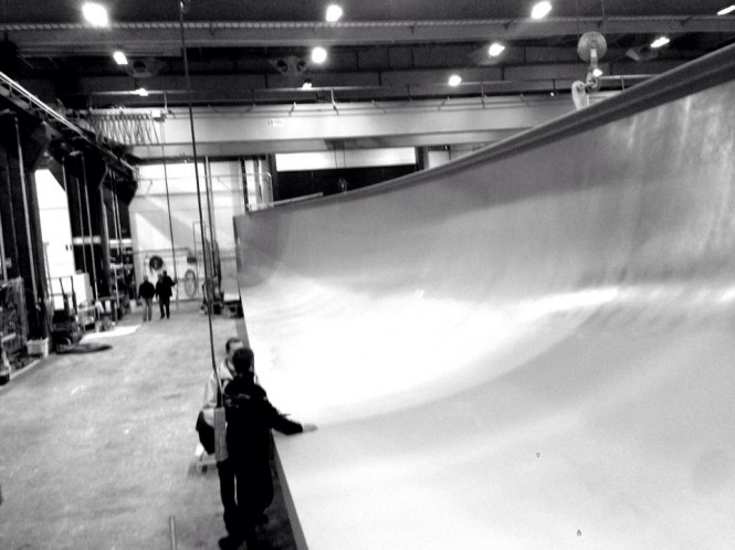 Works on Swan 115RS superyacht Works on Swan 115RS superyacht