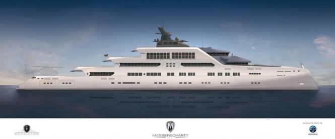 Latest 105m mega yacht MTT-REFUGIUM by Messerschmitt Yachts