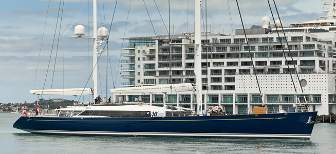 Newly launched 56m sailing yacht MONDANGO 3 by Alloy Yachts
