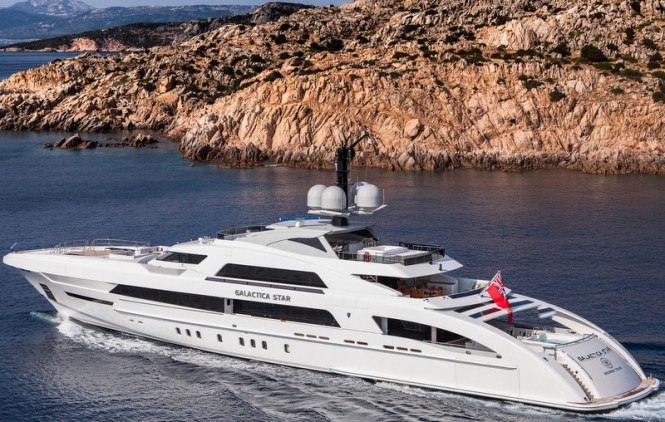 65m Heesen superyacht Galactica Star - Photo credit to Jeff Brown 65m Heesen superyacht Galactica Star - Photo credit to Jeff Brown