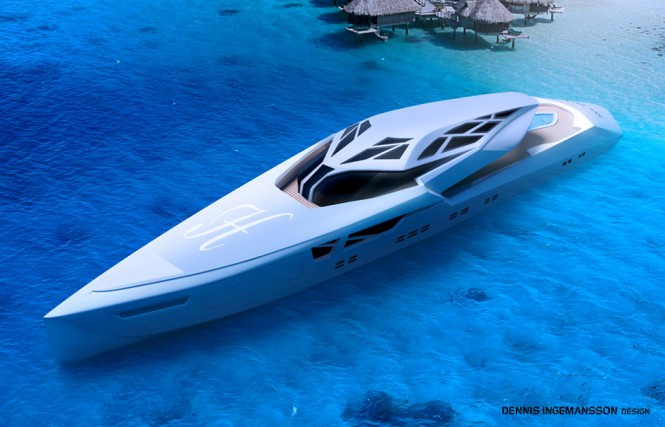 Latest 70m mega yacht STAR concept by Dennis Ingemansson
