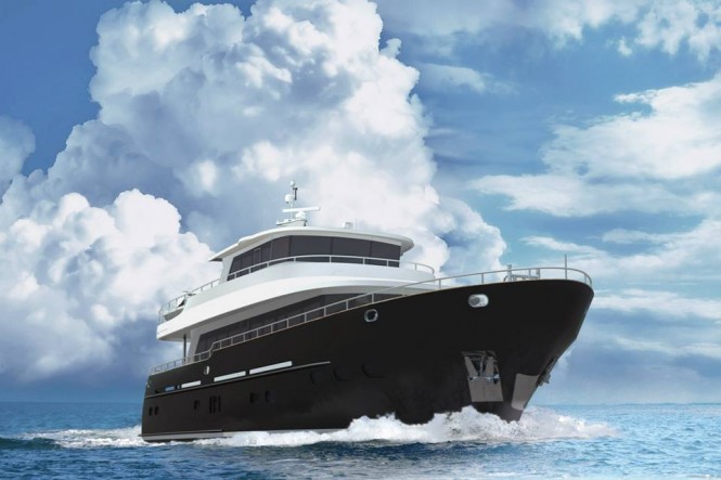 Latest renderings of Fifth Ocean 24 Yacht DESTINY designed by Ginton NA