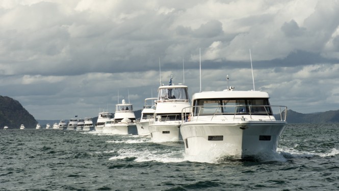 Riviera Sydney Yacht Owners celebrate Riviera’s Bling on Summer Christmas Party