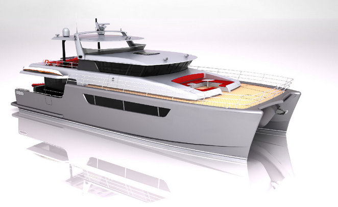 Eco-friendly catamaran Heliotrope 80 by Bakri Cono