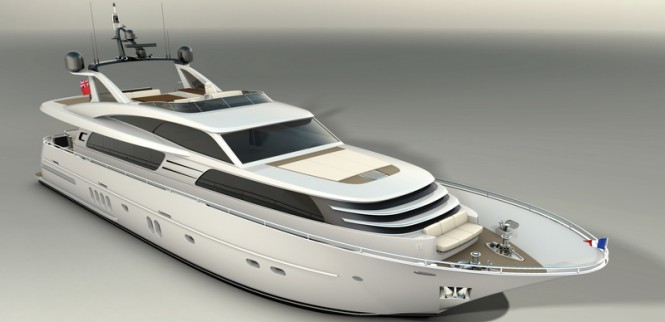 Luxury yacht Continental III 25.00 RPH - front view Luxury yacht Continental III 25.00 RPH - front view
