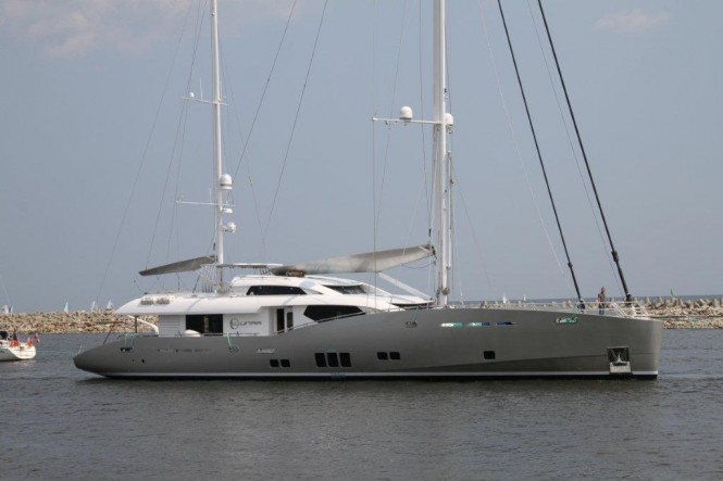 Conrad 115 sailing yacht LUNAR nominated for ShowBoats Design Award and World Superyacht Award