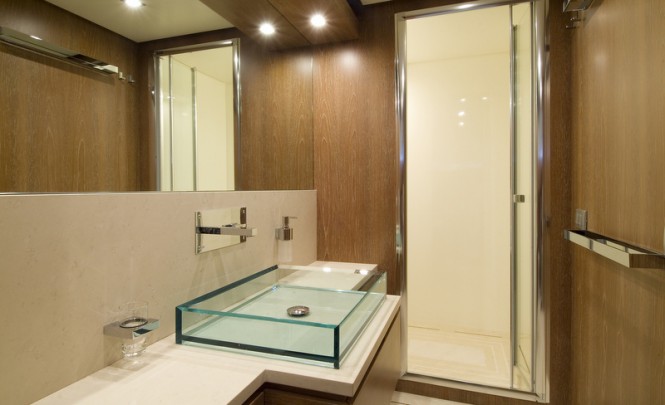Marcelina superyacht - Owners Bathroom Marcelina superyacht - Owners Bathroom