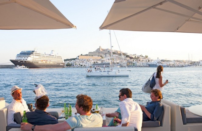 Marina Ibiza positioned in the popular summer yacht charter destination - Ibiza in Spain Marina Ibiza positioned in the popular summer yacht charter destination - Ibiza in Spain