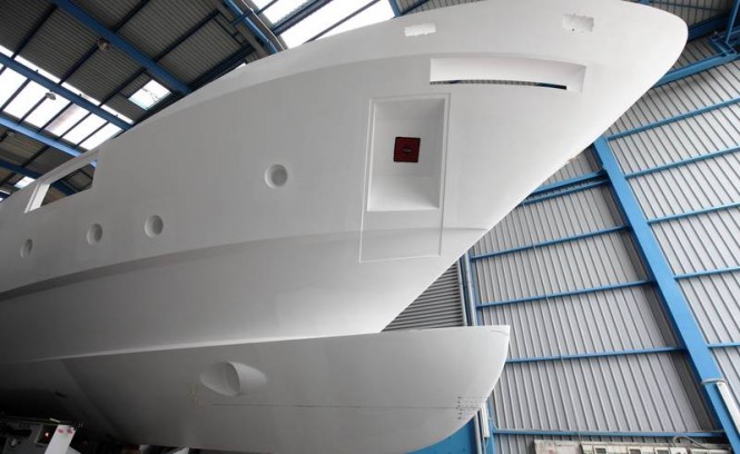 Motor yacht F-125 hull