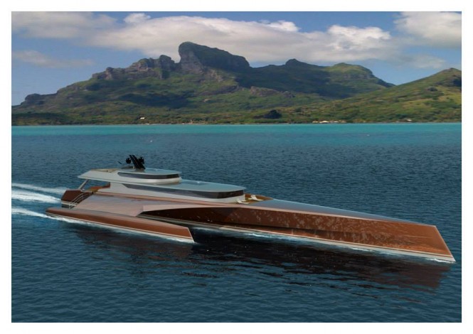 One 60m and two 53m power trimarans unveiled by Blue Coast Yachts