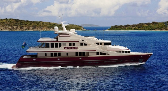 New 40m motor yacht ARTPOLARS launched by Liman Shipyard