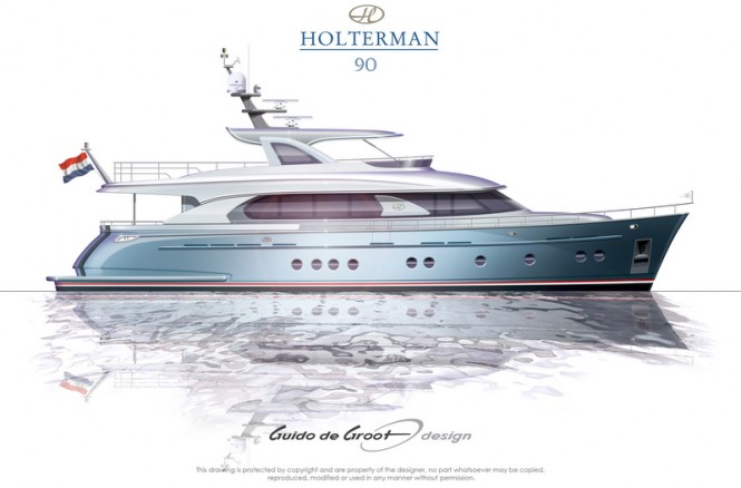 New range of motor yachts developed by Guido de Groot for Holterman Yachts