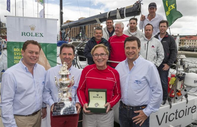 Victoire crew - Photo by Rolex Carlo Borlenghi Victoire crew - Photo by Rolex Carlo Borlenghi