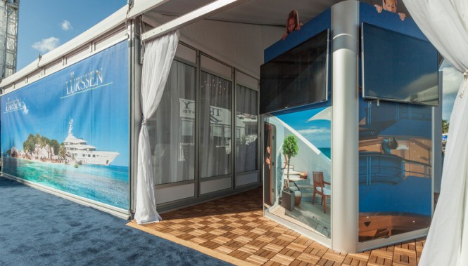 Virtual reality tour of 88m superyacht QUATTROELLE introduced by Lurssen at FLIBS 2013