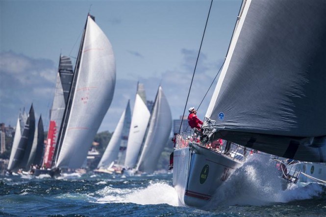 WILD OATS XI at the start of the Rolex Sydney Hobart Race - Photo Rolex - Carlo Borlenghi