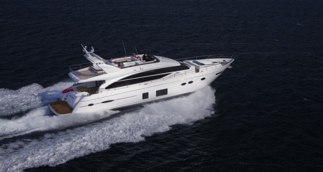 Premiere of new interior on Princess 82 Yacht at London Boat Show