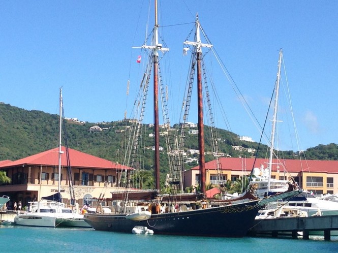 IGY’s Yacht Haven Grande Marina hosting 137ft schooner ROSEWAY