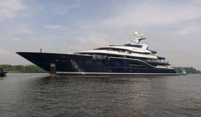 85m Lurssen mega yacht Solandge (Project Niki) - Photo by Klaus Jordan 85m Lurssen mega yacht Solandge (Project Niki) - Photo by Klaus Jordan