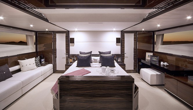 Alpha 87 Express Sportbridge superyacht - Master Cabin Alpha 87 Express Sportbridge superyacht - Master Cabin