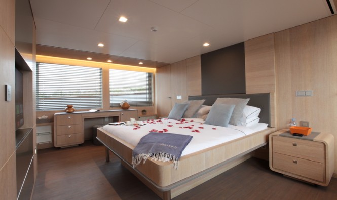 Heliad II superyacht - Owners Suite Heliad II superyacht - Owners Suite