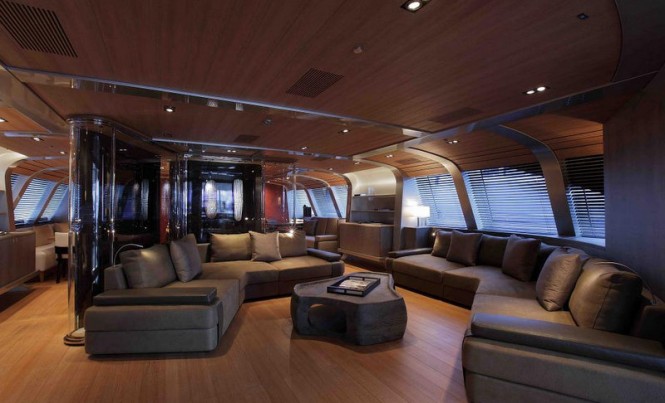 Mega yacht Seahawk - Saloon Mega yacht Seahawk - Saloon