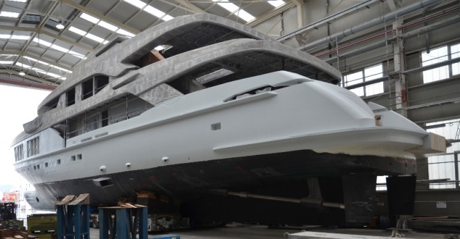 Motor yacht C24 1 (M54) - aft view Motor yacht C24 1 (M54) - aft view