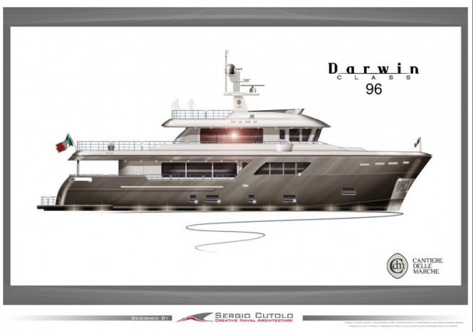 Sale of new motor yacht Darwin Class 96-02 announced by Cantiere delle Marche