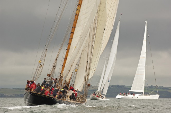 Pendennis Cup 2014 Fleet of Superyachts
