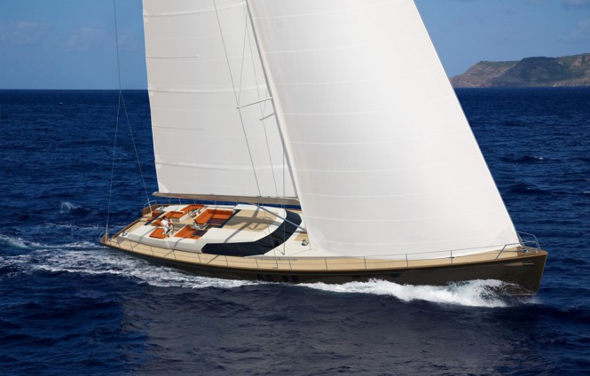 New 32m sailing yacht 3200P under construction at Jongert