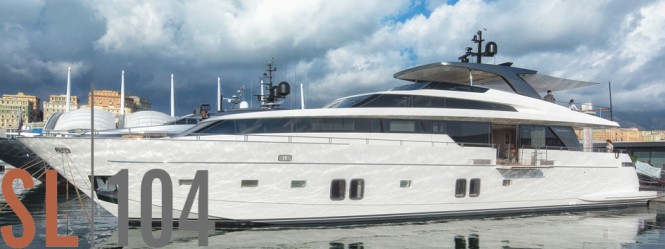 Sanlorenzo SL104-592 Yacht and SD122 Yacht Alchemist Too on display at upcoming Miami Boat Show