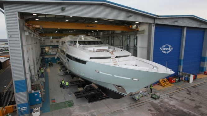 Sunseeker unveils its 155 Yacht for the first time