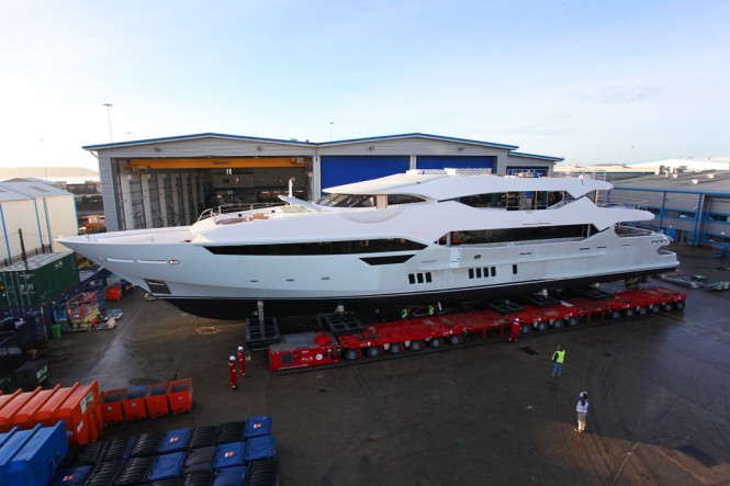 Sunseeker Superyacht ‘155 YACHT’ ready for sea trials