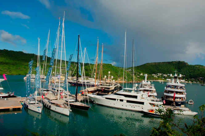 Yachts at the Antigua Yacht Show Yachts at the Antigua Yacht Show