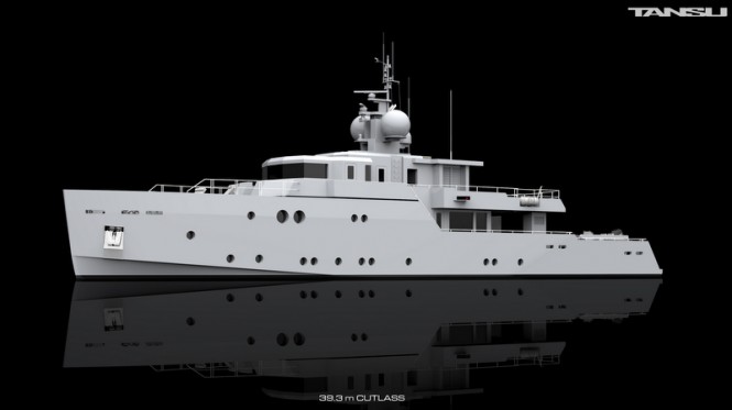 Tansu Yachts working on 39m motor yacht Project CUTLASS