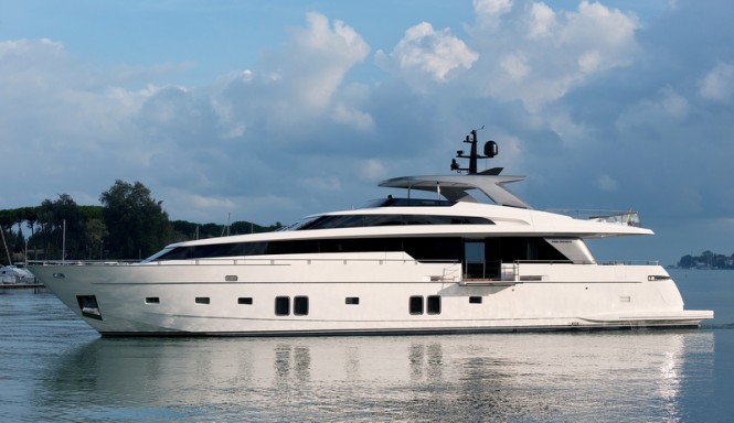 Debut for new Sanlorenzo luxury yacht SL104-592 at Miami Boat Show 2014