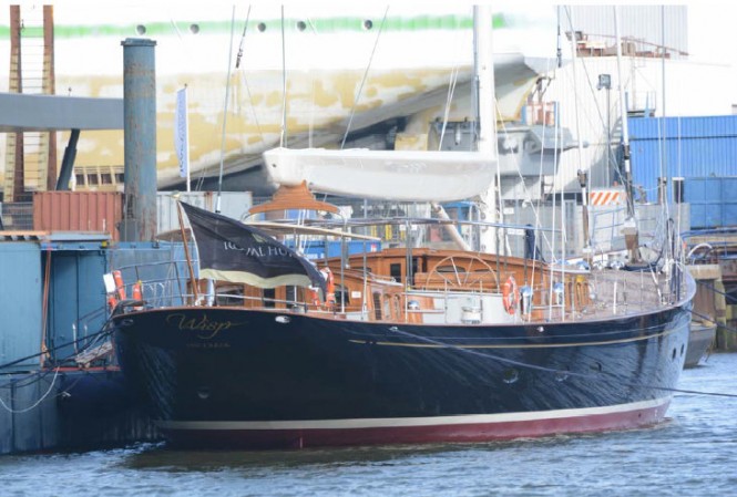 Royal Huisman announces launch of 48m classic sailing yacht WISP (hull 393)