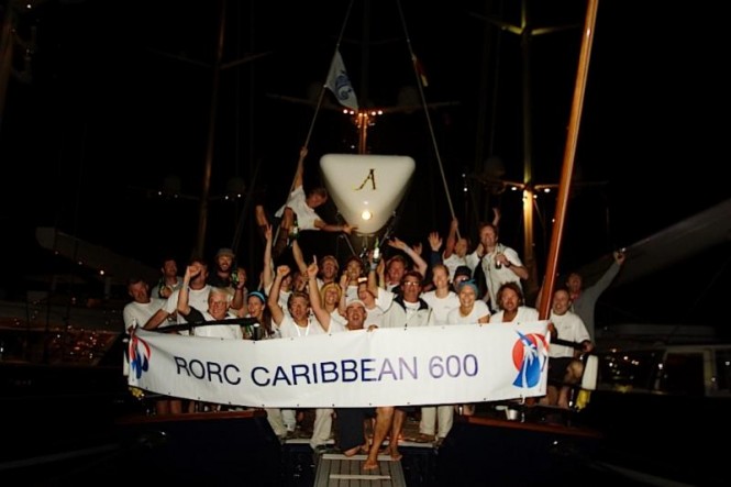 Athos dockside in Antigua after their battle with Adela - Credit: Kevin Johnson/kevinjohnsonphotography.com