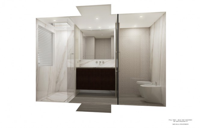 First Oceanic Yachts 140 superyacht - VIP Bathroom First Oceanic Yachts 140 superyacht - VIP Bathroom