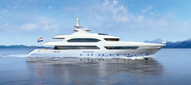 47m motor yacht Project MARGARITA (hull 16847) by Heesen Yachts