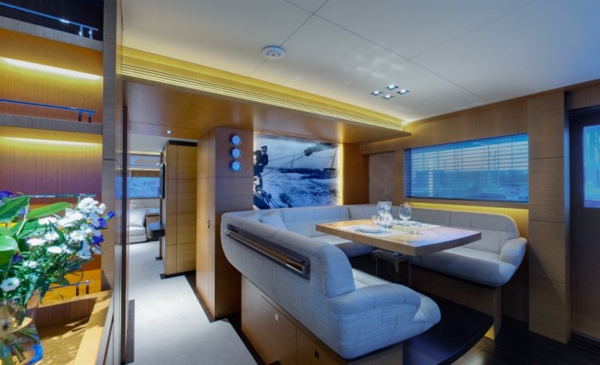 Luxury yacht Belle de Jour - Dining Luxury yacht Belle de Jour - Dining