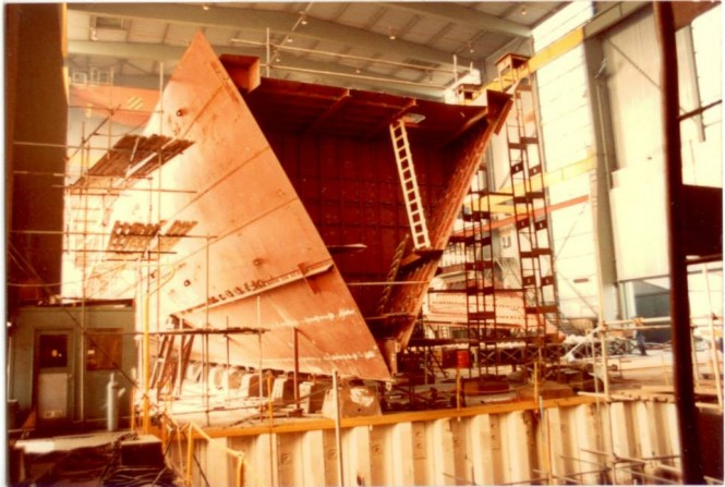 Luxury yacht Cleopatra C in build Luxury yacht Cleopatra C in build