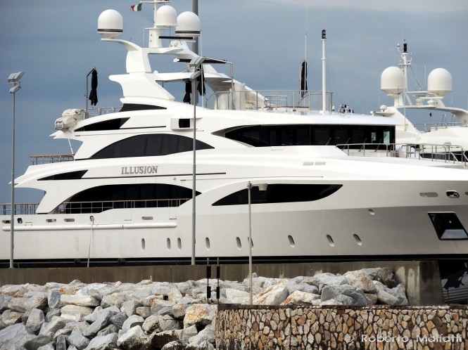 Photos of 2010 Benetti super yacht ILLUSION at Benetti Shipyard
