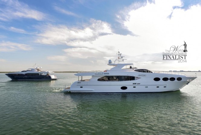 Majesty 105 Yacht LE MUST by Gulf Craft among WSA 2014 Finalists
