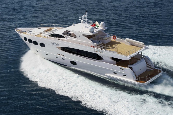 Gulf Craft nominated for IY&A Award 2014 with Majesty 105 superyacht LE MUST
