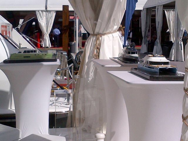 Models of NISI yachts on display at the event Models of NISI yachts on display at the event