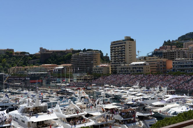 2014 Monaco Grand Prix Yacht Charter: Sunseeker yachts VEUVE and IN ALL FAIRNESS