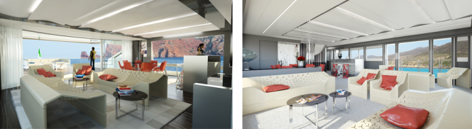 Motor yacht Wider 165 - Saloon