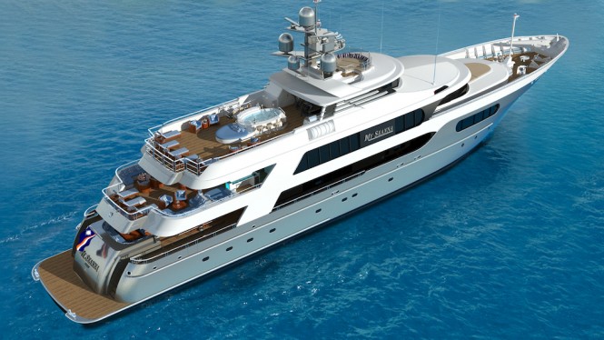 Remarkable transformation of 160ft Delta yacht Newvida into 185ft Motor Yacht MySeanna